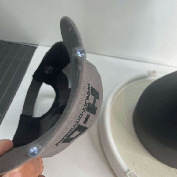 RARE Harley Davidson Hat adjustable Cap (Built In LED Flashlight ) ( READ) - Picture 2 of 7